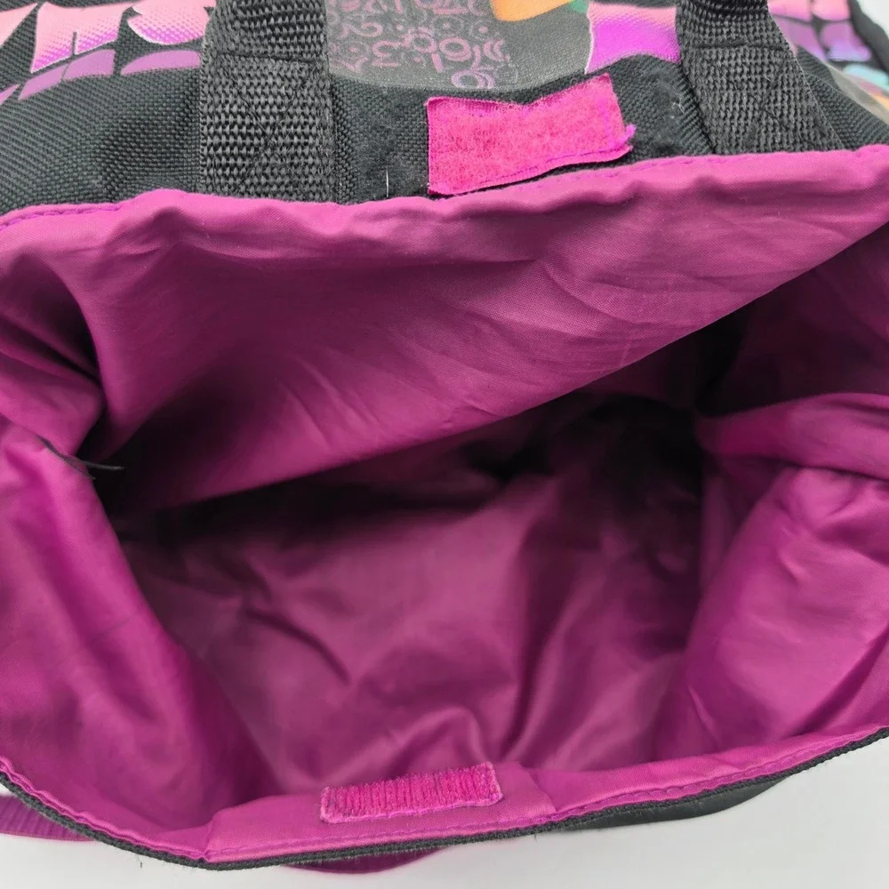 Disney Camp Rock Joe Jonas Shane Gray Messenger Bag Black Purple Y2K Vintage
